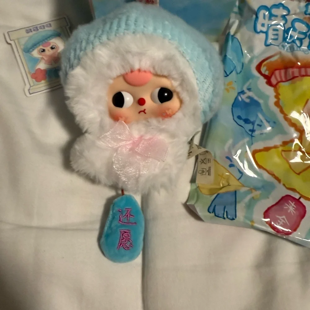 Baby Three Limited Edition “Sunny Baby” Plush Confirmed! Blue Hat.